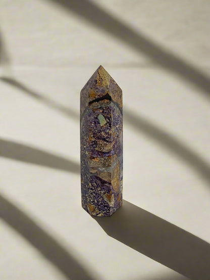 Purple Brecciated Jasper Towers